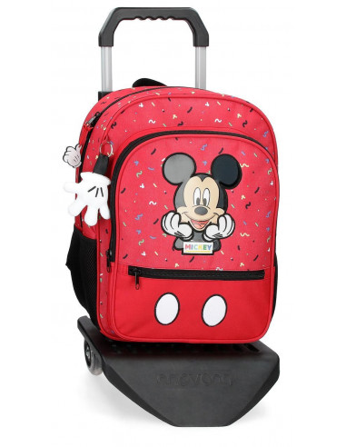 MOCHILA ADAP, C/CARRO 38CM.ITS A MICKEY THING